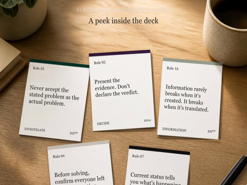 21 Rules Card Deck + Reflection Guide